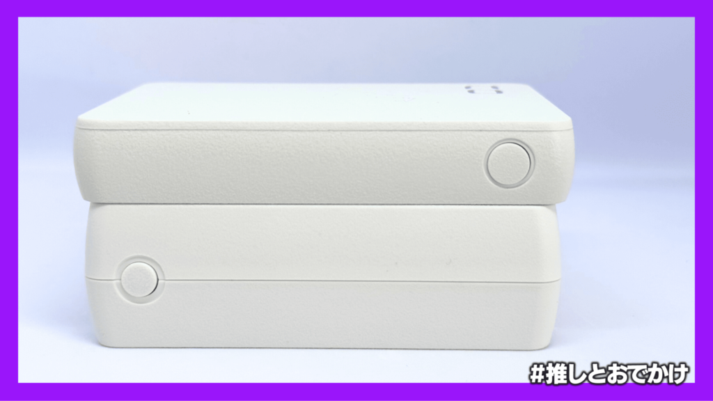 CIO SMARTCOBY Pro SLIMとSMARTCOBY TRIOの厚み比較
